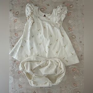 Quincy Mae Easter dress & bloomers with little ducks